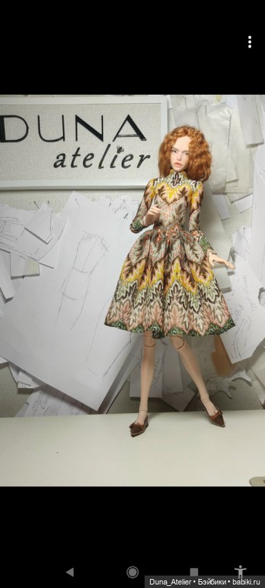 Платье из Миссони — Одежда для BJD