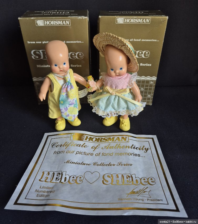 HEbee and SHEbee от Horsman (продажа лотом) (фото 2)