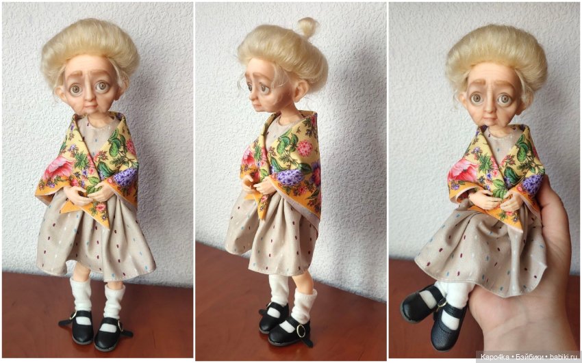 Шарнирная BJD бжд бабушка 29 см (фото 5)