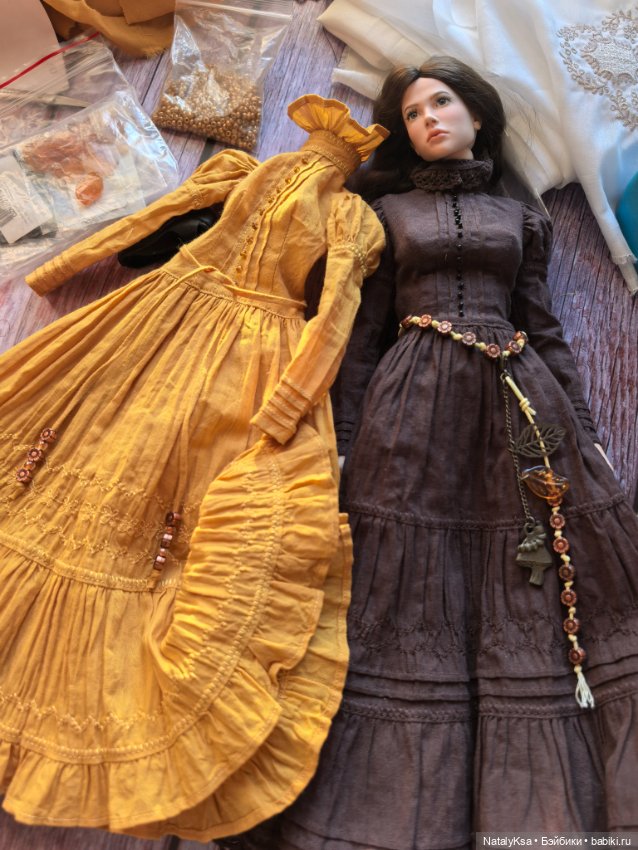 Платье для авторских бжд (Анна Toka dolls) (фото 5)
