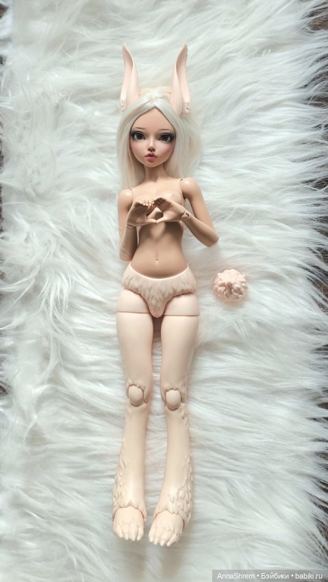 Продам тело зайки FairyLine Minifee momo bunny pink body (фото 6)