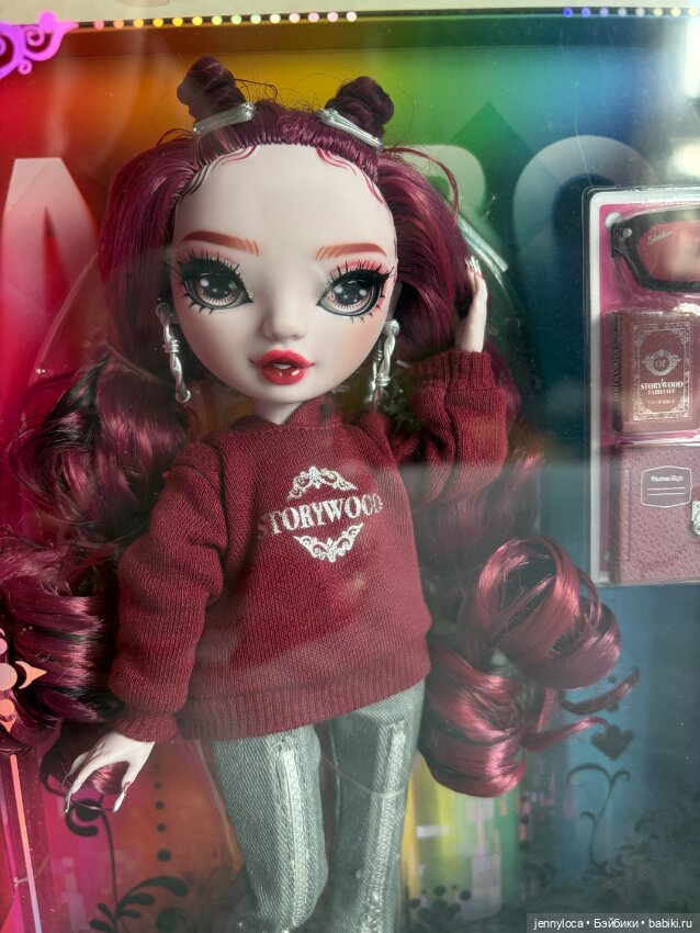 Rainbow High - Shadow High Scarlet Rose (Скарлет) НРФБ (фото 5)