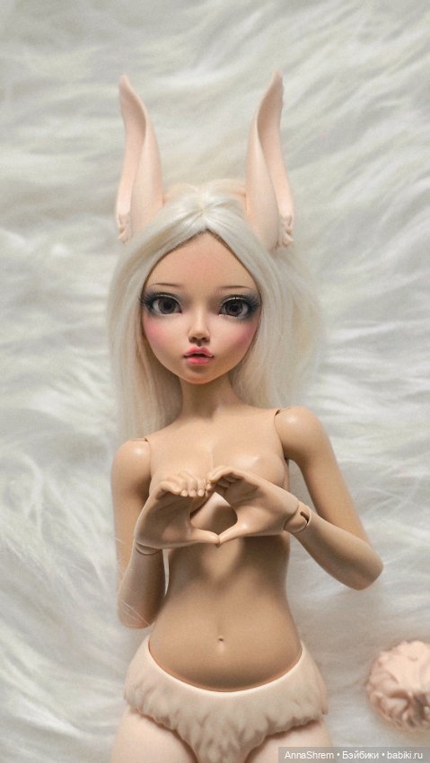 Продам тело зайки FairyLine Minifee momo bunny pink body (фото 4)