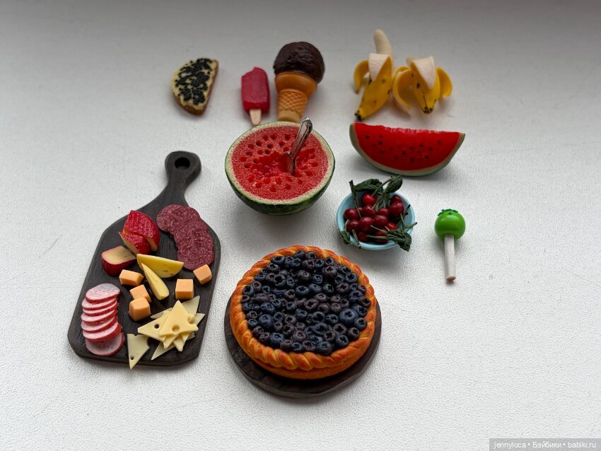 Набор еды для кукол 1:6 — Миниатюра для кукол