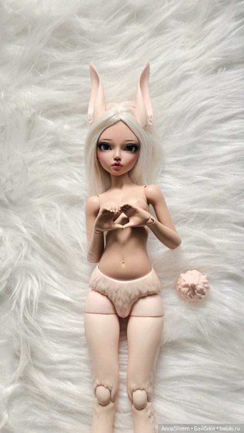 Продам тело зайки FairyLine Minifee momo bunny pink body (фото 3)