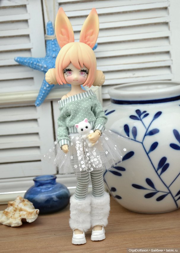 Комплект одежды для чайных зайчиков UFdoll