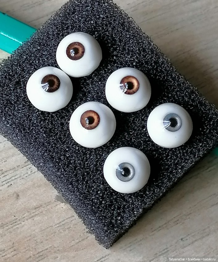 Глаза для кукол бжд. 8*3,5 (фото 10)
