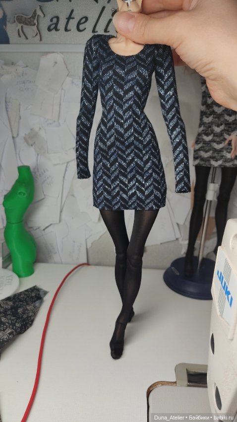 Платье+колготки — Одежда для BJD (фото 2)