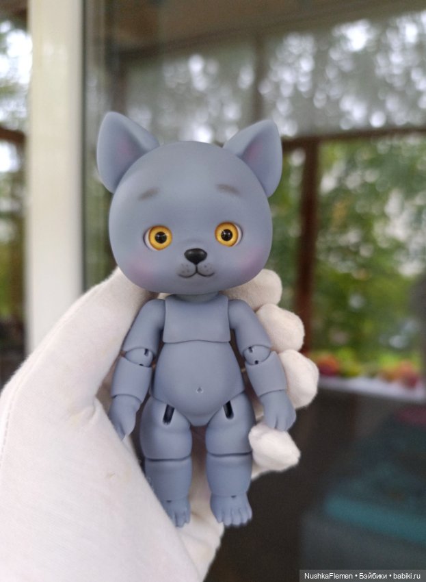 Серый котенок БЖД — Куклы BJD
