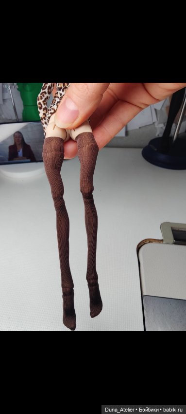Платье Лео и чулочки — Одежда для BJD (фото 3)