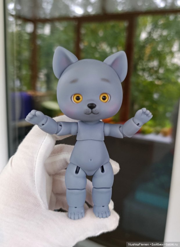Серый котенок БЖД — Куклы BJD (фото 2)