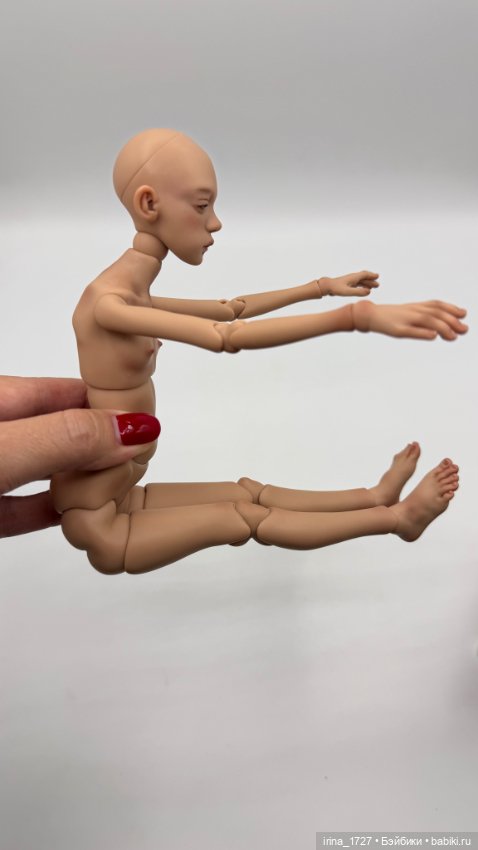 Ptichka Art doll Lora (Птичка Лора) Ирины Кузиной капучино
