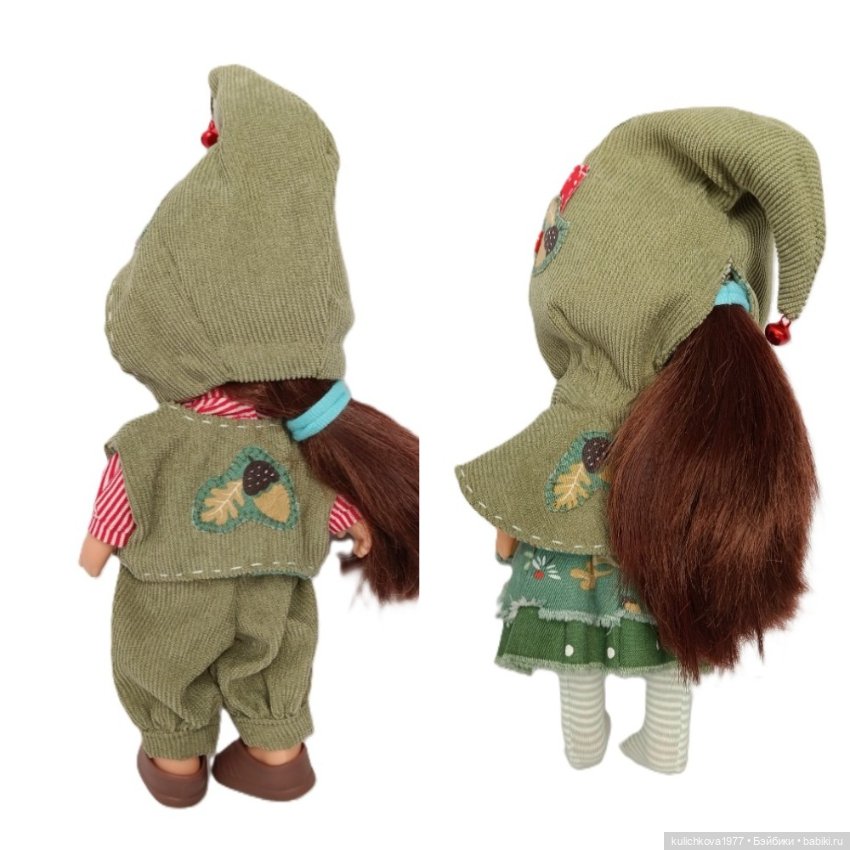 Одежда для куклы мини Мия 23см Little Mia Наряд Гнома для куклы (фото 7)