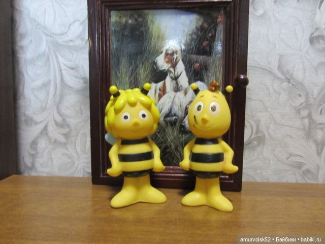 Парочка винтажных игрушек Пчёлок
