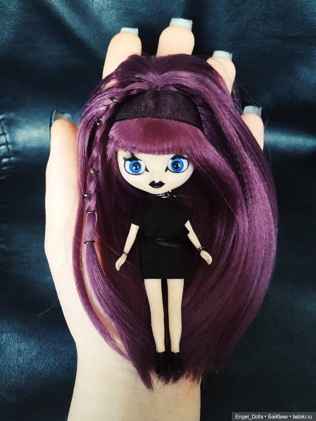 Кастомная мини-кукла Блайз Петит Вивьен (Custom Blythe Petite) (фото 3)