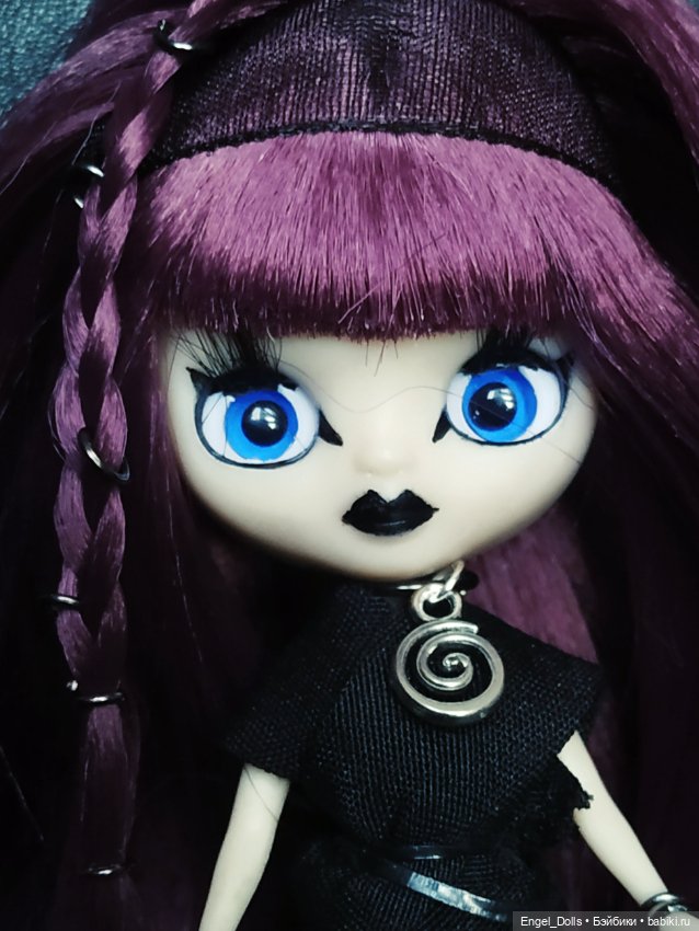 Кастомная мини-кукла Блайз Петит Вивьен (Custom Blythe Petite) (фото 2)