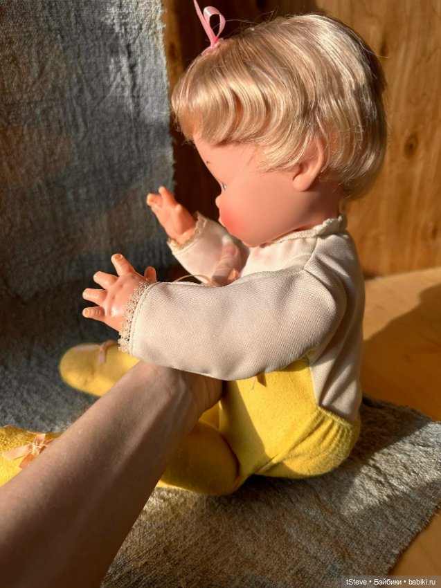 Ideal Toy Wake Up Thumbelina 1975г 45см (фото 5)