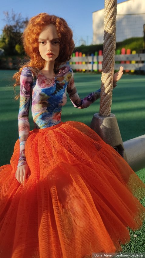 Юбка из сеточки, — Одежда для BJD (фото 5)