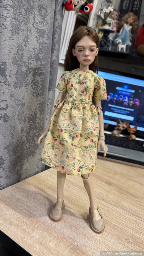 Платье на Птичку Лору — Одежда для BJD (фото 4)