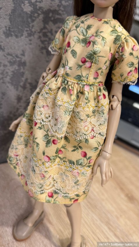 Платье на Птичку Лору — Одежда для BJD (фото 3)