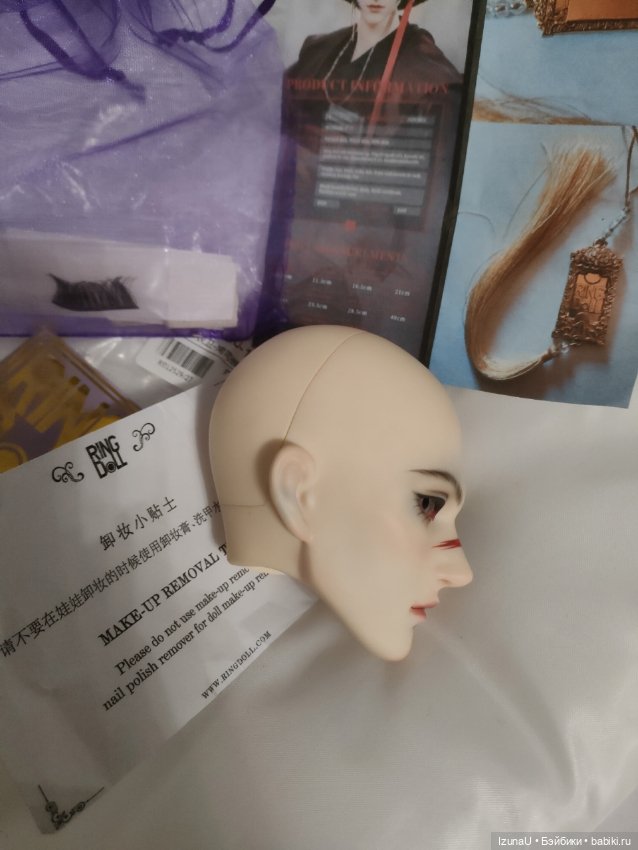 Голова RingDoll J.S — Части кукол BJD (фото 6)