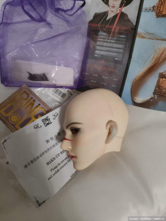Голова RingDoll J.S — Части кукол BJD (фото 5)