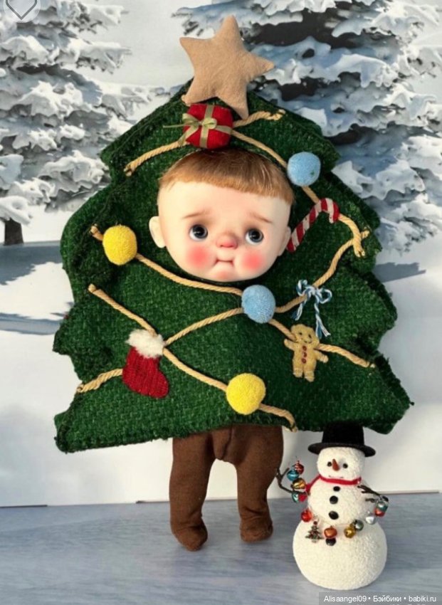 Комплект елочка на об11 — Одежда для BJD