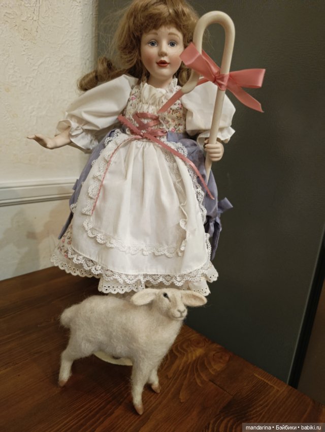 Фарфоровая Bo-Peep от Franklin Mint (фото 4)