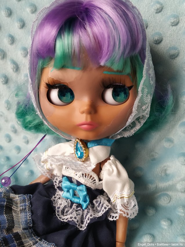 Кастомная Блайз Трикси с Витилиго (Custom Blythe) (фото 4)