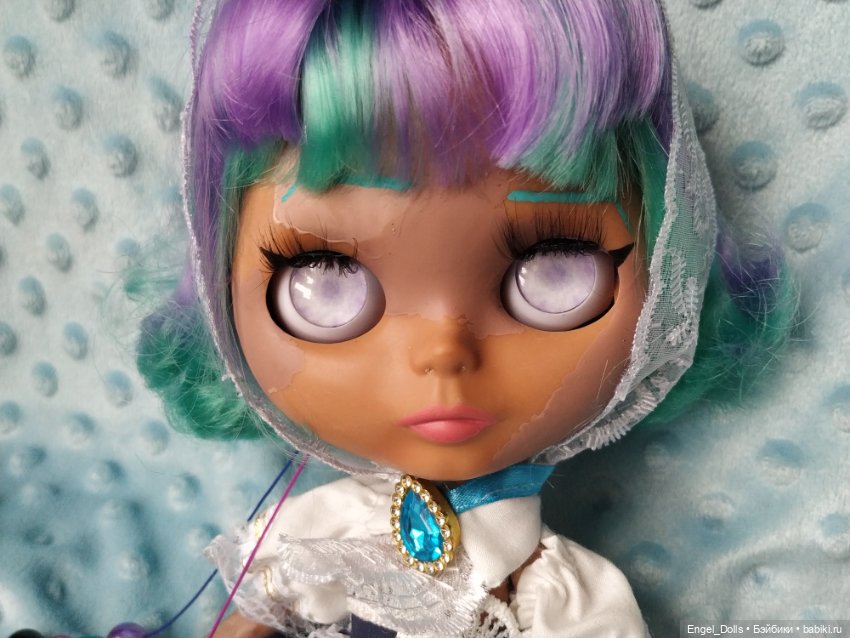 Кастомная Блайз Трикси с Витилиго (Custom Blythe) (фото 3)