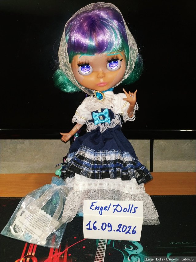 Кастомная Блайз Трикси с Витилиго (Custom Blythe) (фото 8)