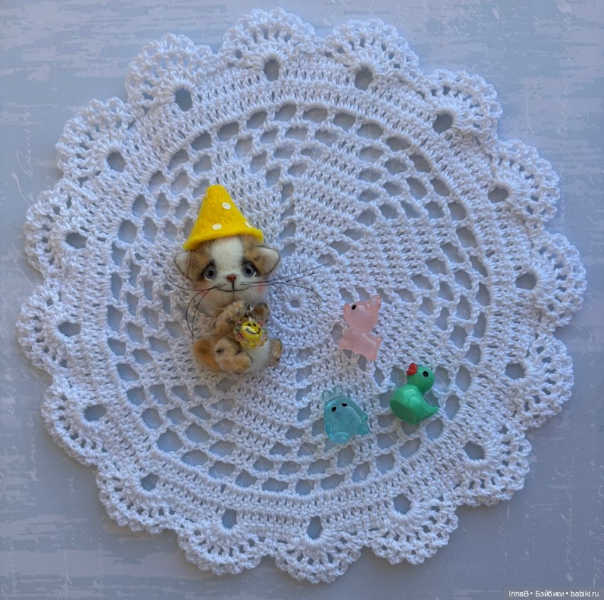 Мини котик от remiA — Авторские игрушки
