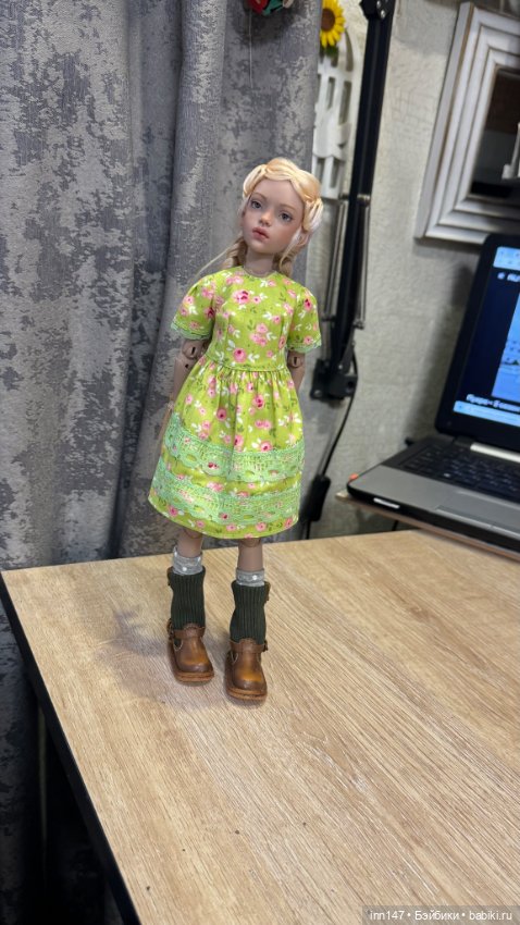 Платье Иден 28-29 см — Одежда для BJD (фото 5)