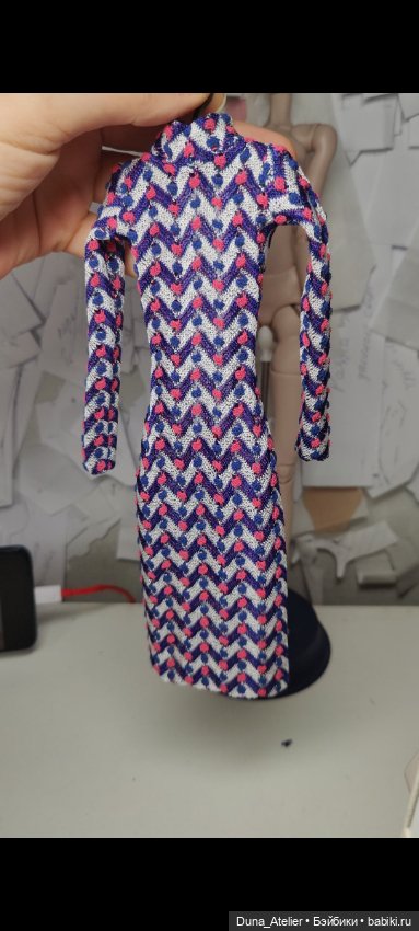 Платье Missoni — Одежда для BJD (фото 3)
