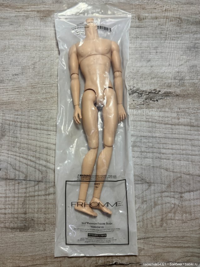 Тело Integrity Toys FR Homme Body: Cream (2)
