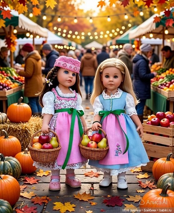 Одежда для ГОТЦ 50 см -- Праздничный Дирндль (фото 4)