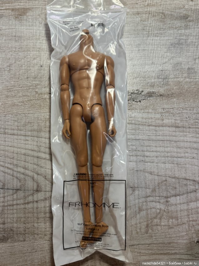 Тело Integrity Toys FR Homme Body: Sunkissed