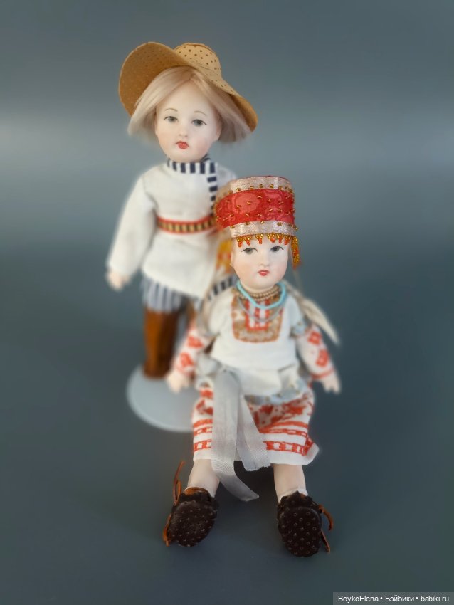 Куколка в музейном стиле — Авторские куклы (фото 5)