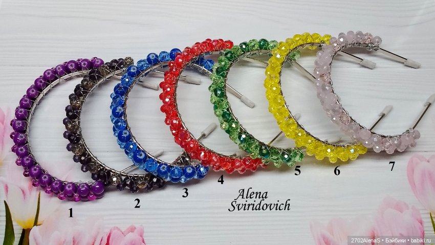 Ободок для кукол Паола Рейна