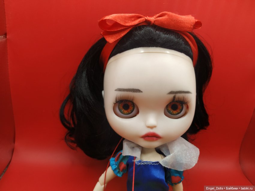 Кастомная Блайз Белоснежка c шейным шарниром (Blythe Snow White) (фото 6)