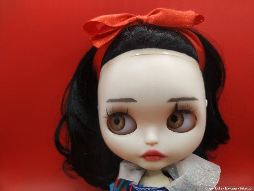 Кастомная Блайз Белоснежка c шейным шарниром (Blythe Snow White) (фото 7)