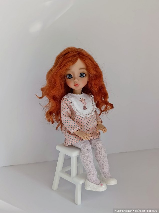 Рыжая малышка БЖД — Куклы BJD (фото 3)