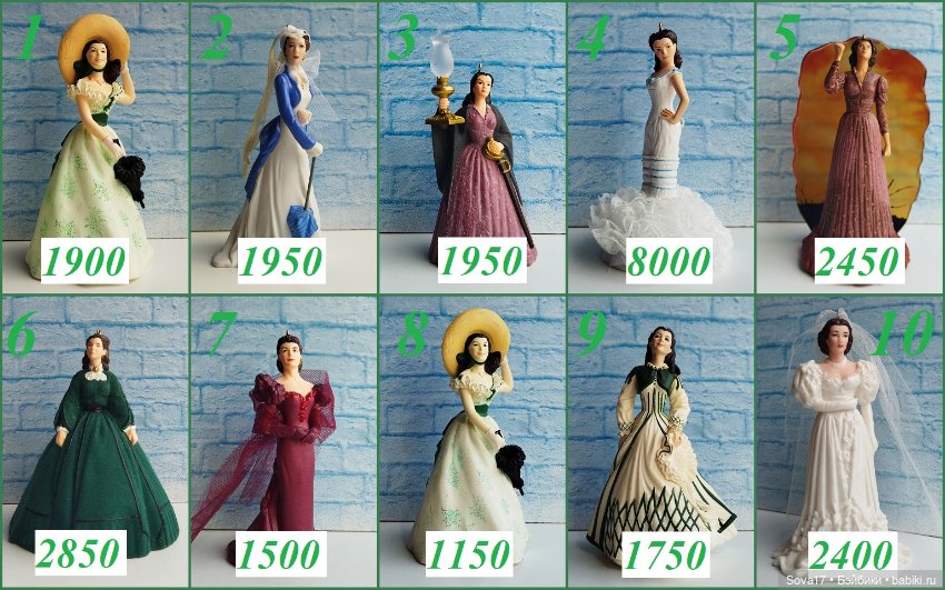 Ёлочная игрушка/фигурка Унесённые Ветром, Скарлетт