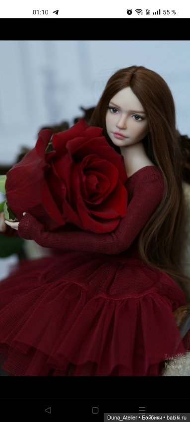Комплект бургунд — Одежда для BJD