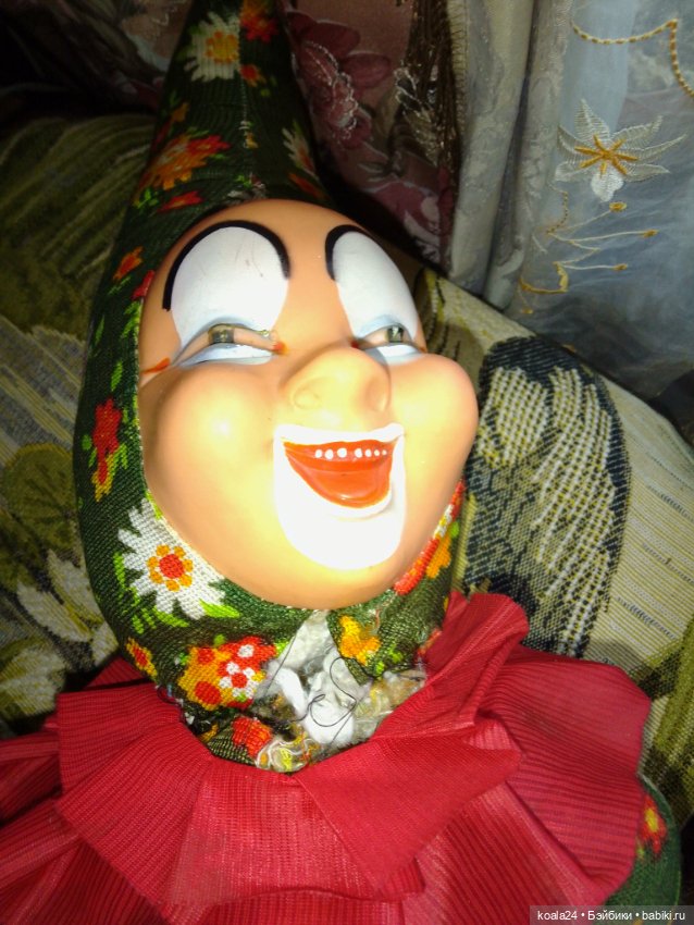 Кукла ГДР. Клоун 🤡, шут — Винтажные куклы и игрушки детства (фото 4)