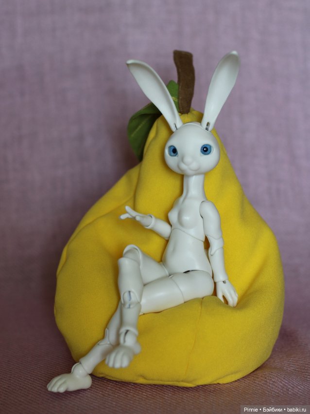 Девочка-кролик Изольда — Авторские куклы BJD (фото 6)
