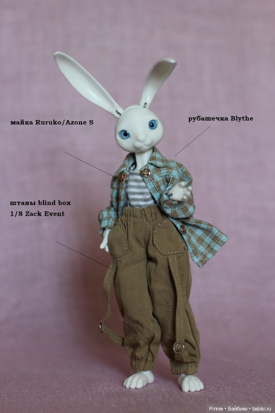 Девочка-кролик Изольда — Авторские куклы BJD (фото 9)