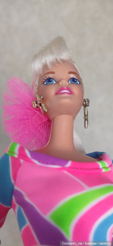 Кукла Барби русалка Barbie Jewel Hair Mermaid (фото 7)