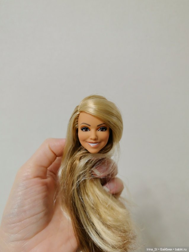 Голова барби Mattel Barbie Holiday певица Мэрайя Кэри