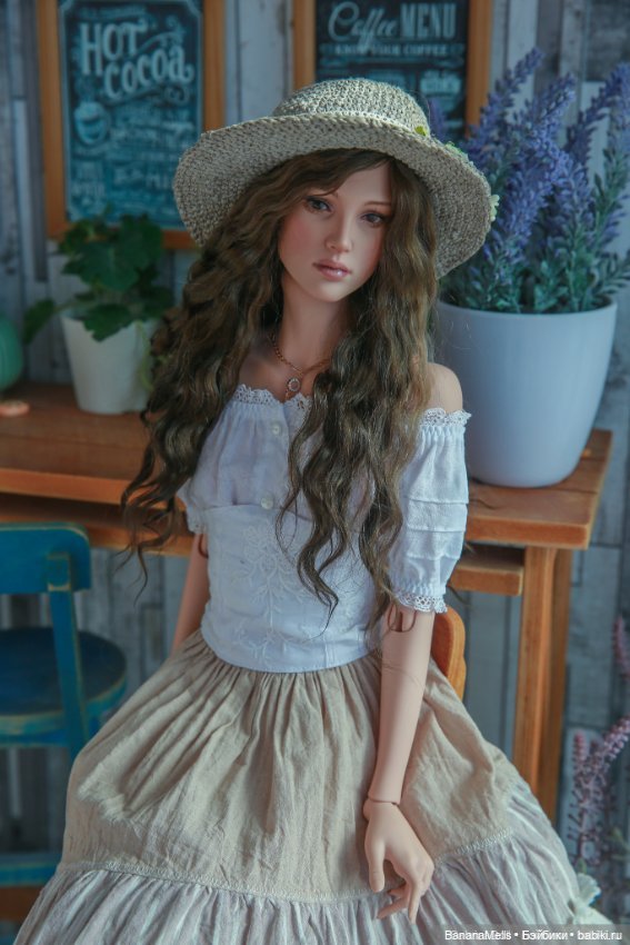 Голова Natalie, Dollshecraft copper SD (фото 6)